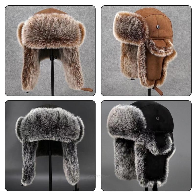Trapper Hat Ear Flap - X5XA Trưởng Thành Lông Lót Người