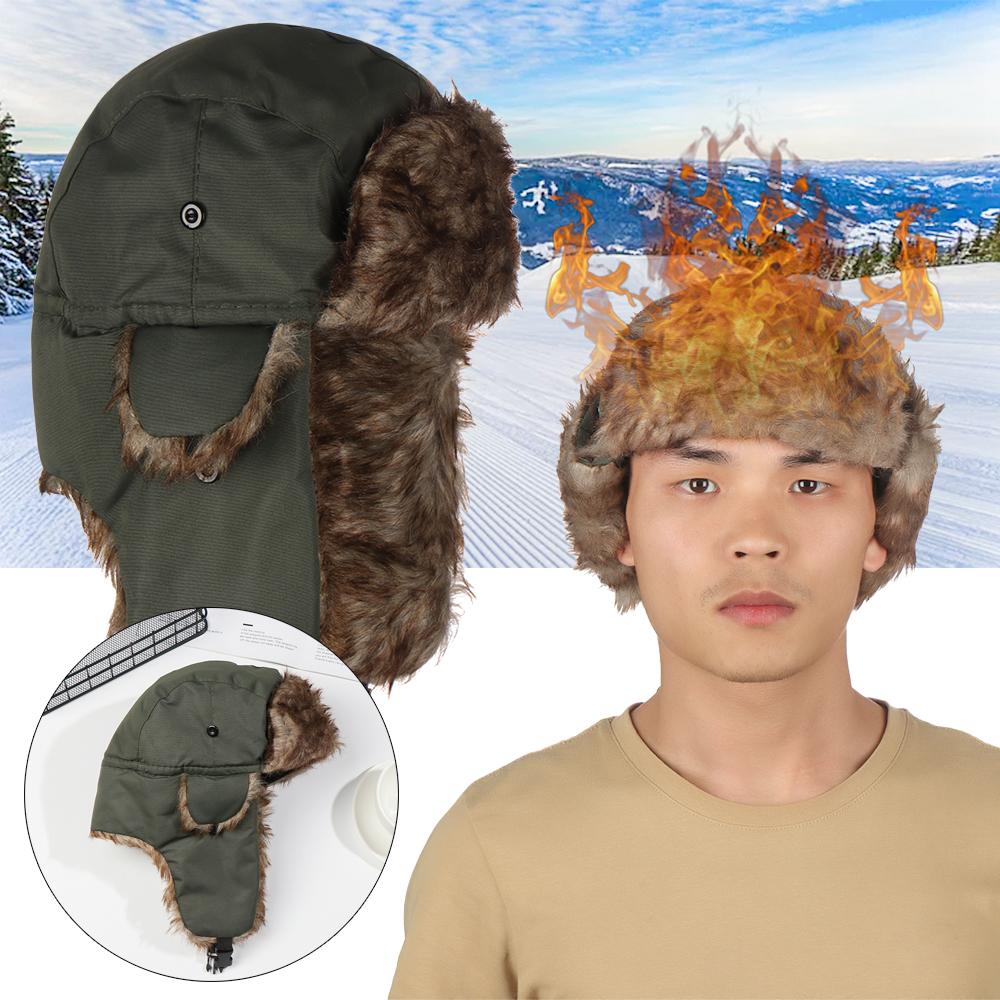Trapper Hat Ear Flap - Warm Earflap Trapper Winter Cap Ski