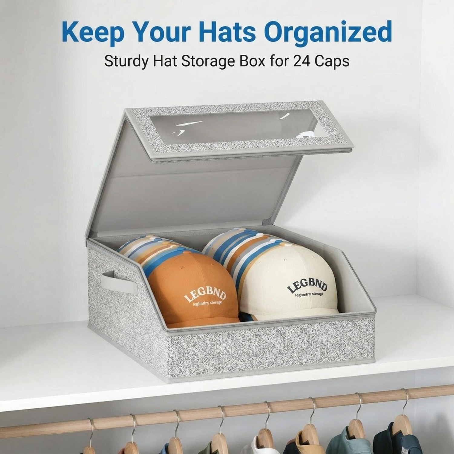 Large Capacity Double Row Hat  - đánh giá và giá Baseball Cap Structured