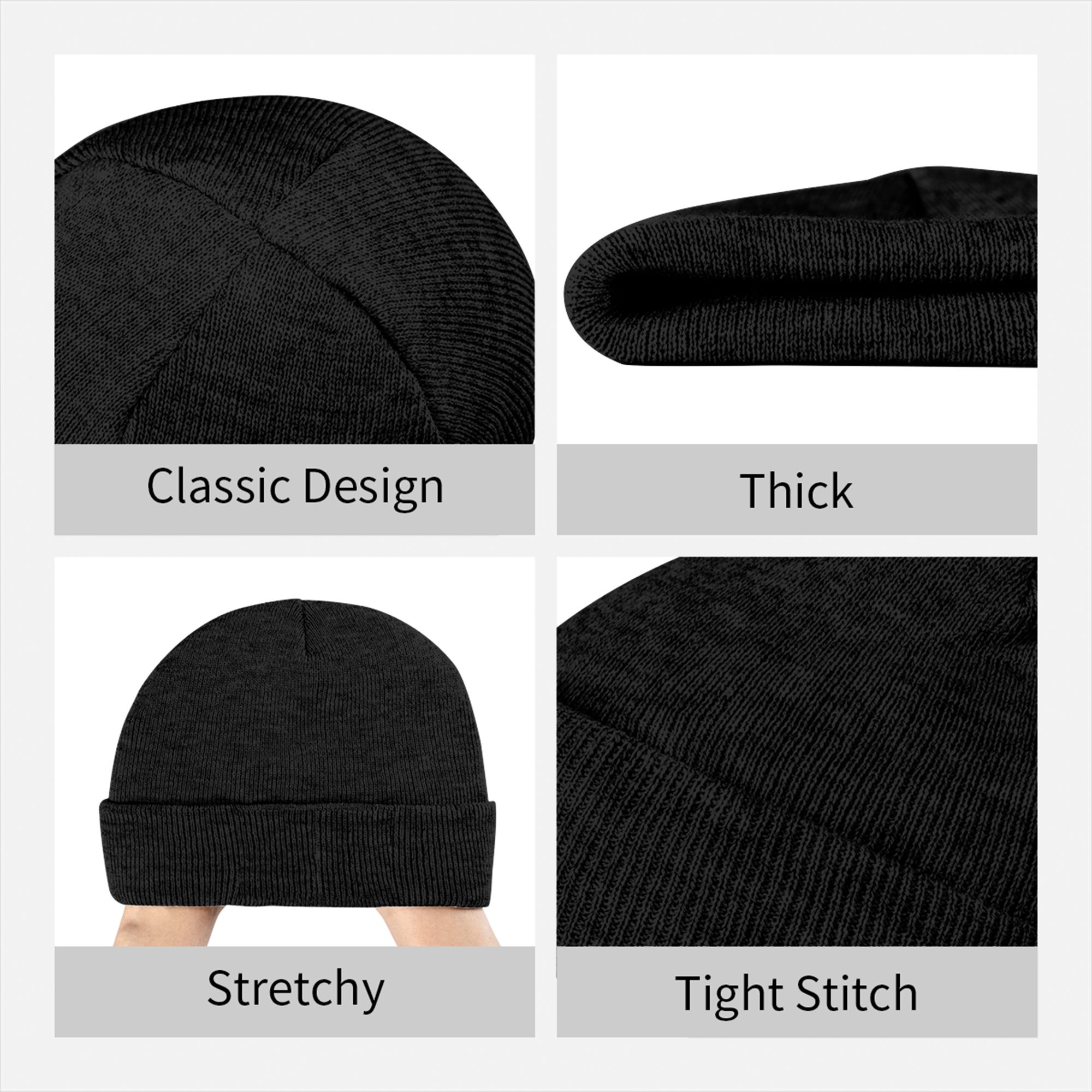 Men Women Rib Knit Cuffed Bean - đánh giá và giá Beanie Cuffed Knit