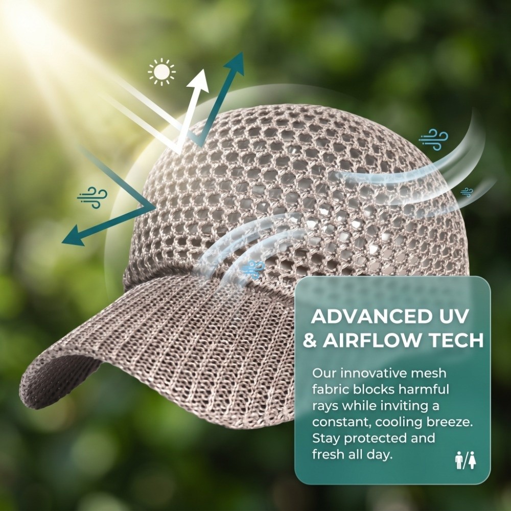 Versatile Polyester Breathable - đánh giá và giá Trucker Cap Mesh