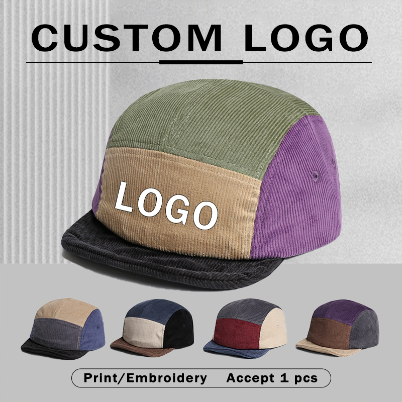 Retro Short-brimmed Corduroy B - đánh giá và giá Corduroy Cap 5 Panel