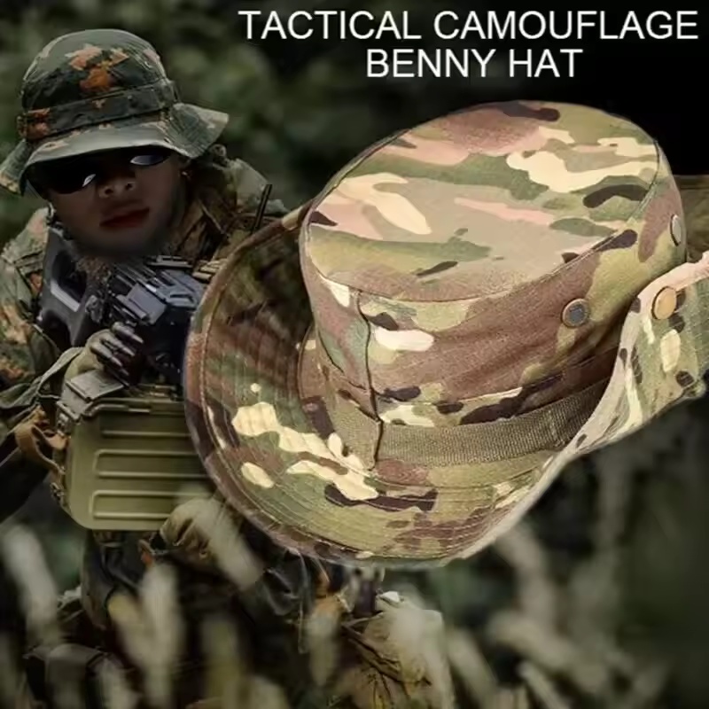 Outdoor Bucket Hat Camouflage  - đánh giá và giá Boonie Hat Tactical