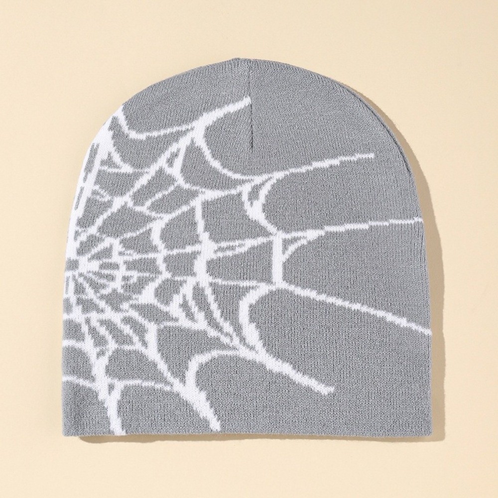 Gothic Soft Spider Web Pattern - đánh giá và giá Beanie Cuffed Knit