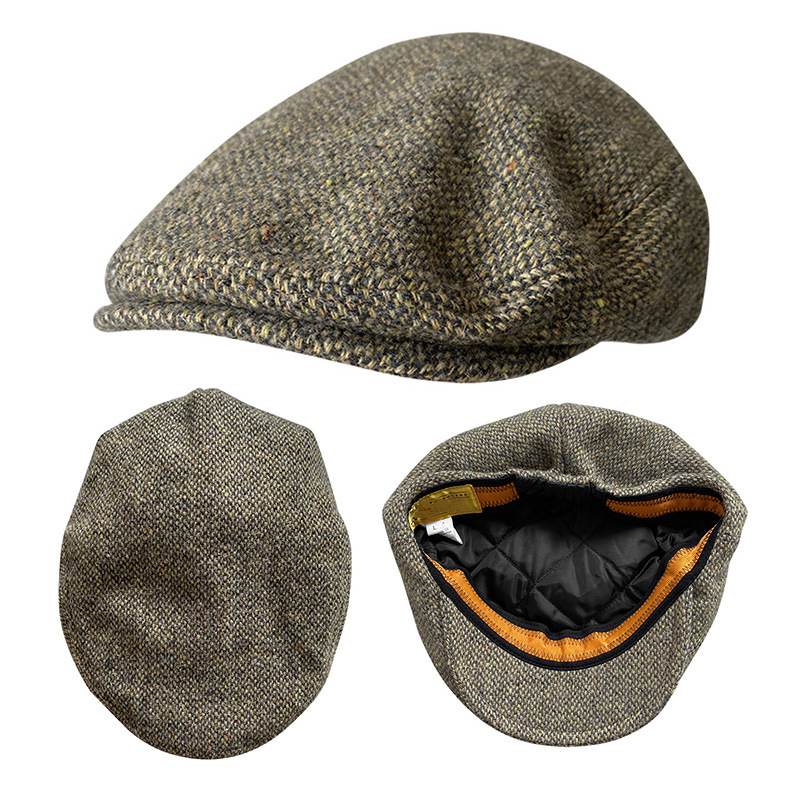 New Wool Flat Cap Men's Golf C - đánh giá và giá Newsboy Cap Ivy