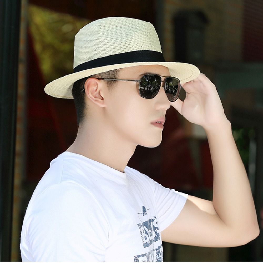 Cool Vintage Men Straw Hat Sun - đánh giá và giá Cowboy Hat Straw